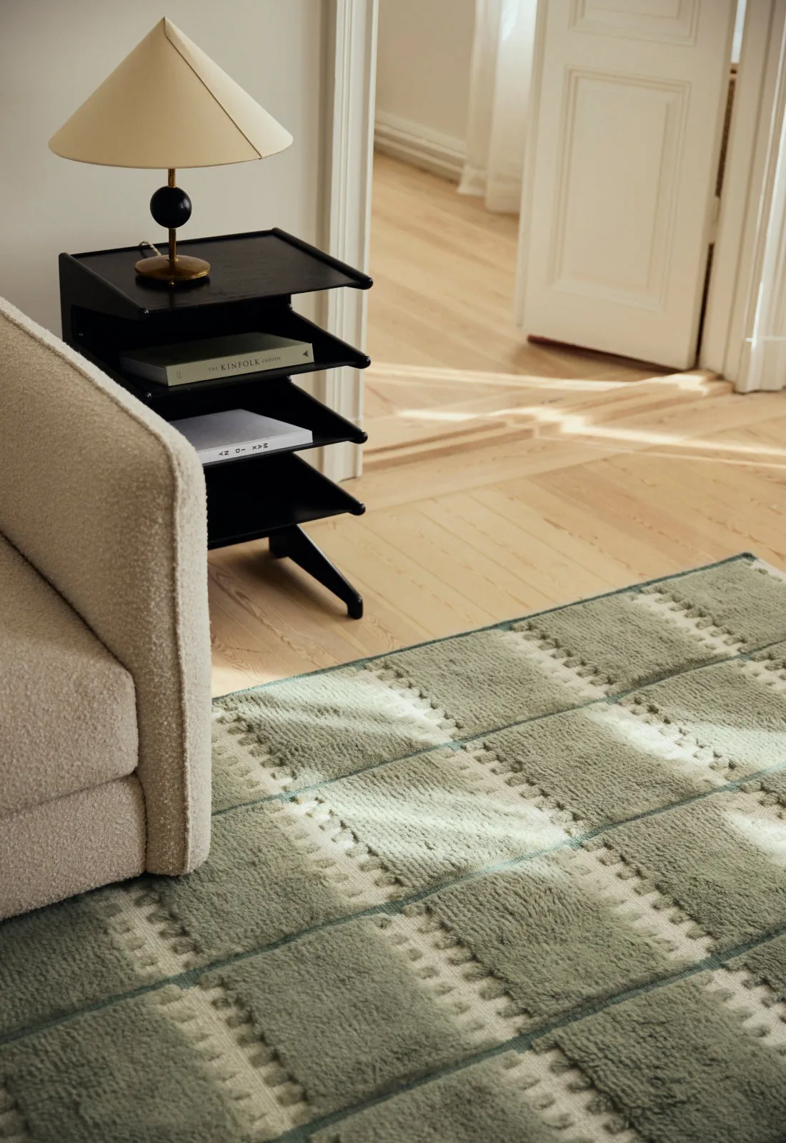 Lilly ullmatta, Green, 250x350 cm Layered