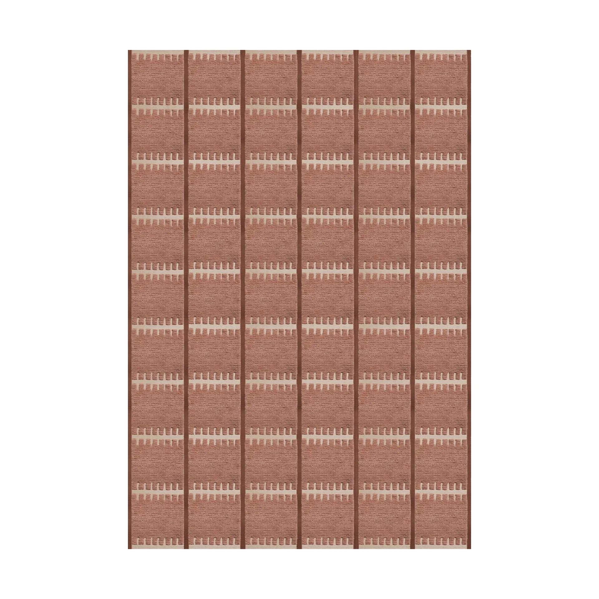 Lilly ullmatta, Rust, 180x270 cm Layered