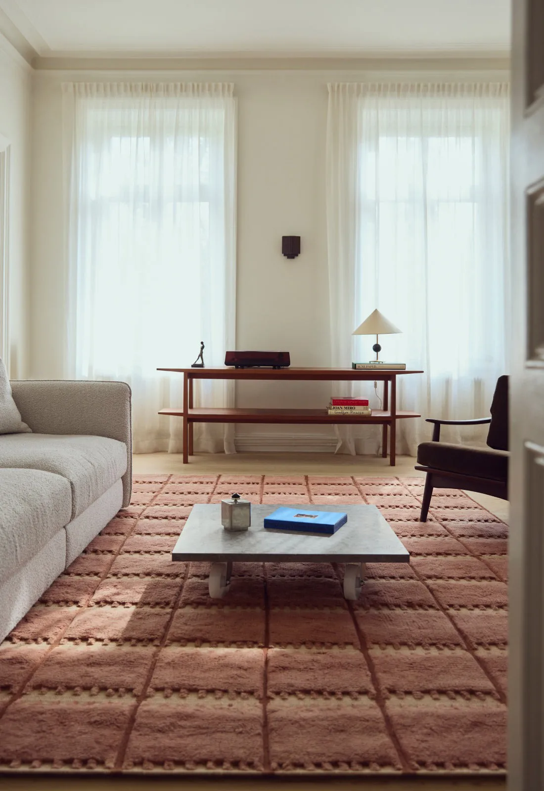 Lilly ullmatta, Rust, 250x350 cm Layered