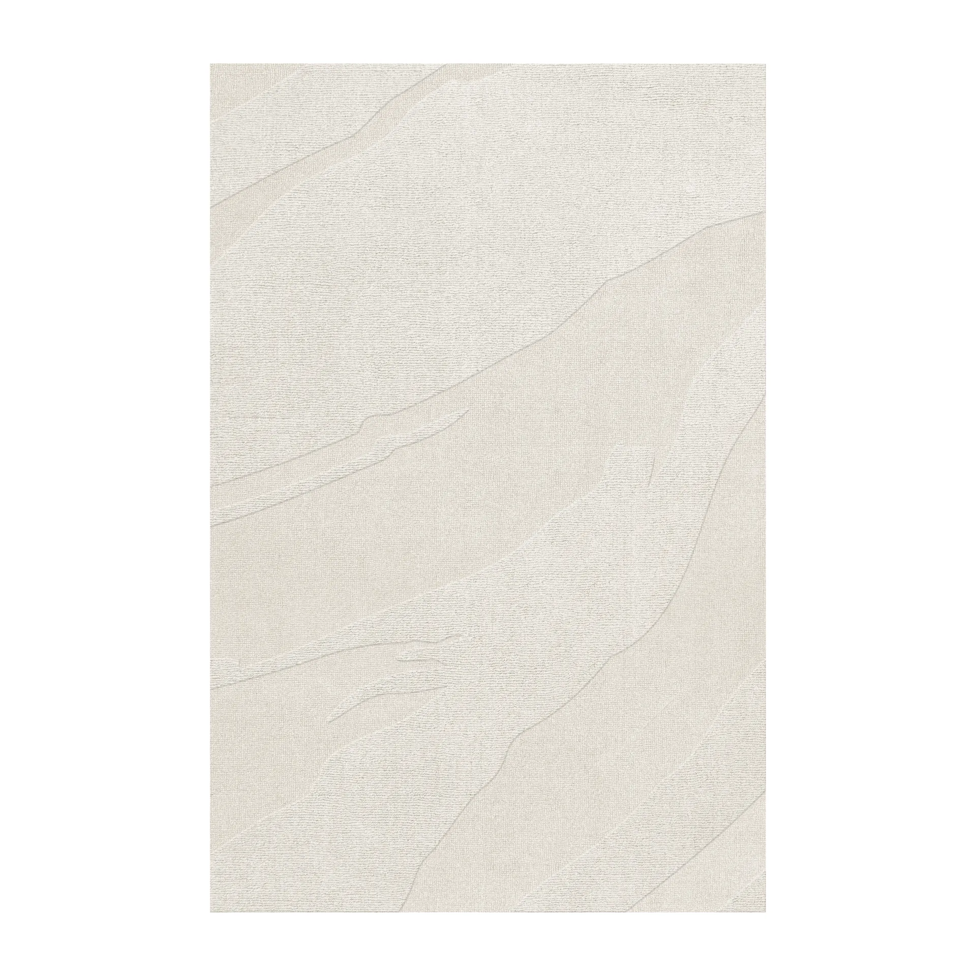 Nami ullmatta, Bone White 180x270 cm Layered