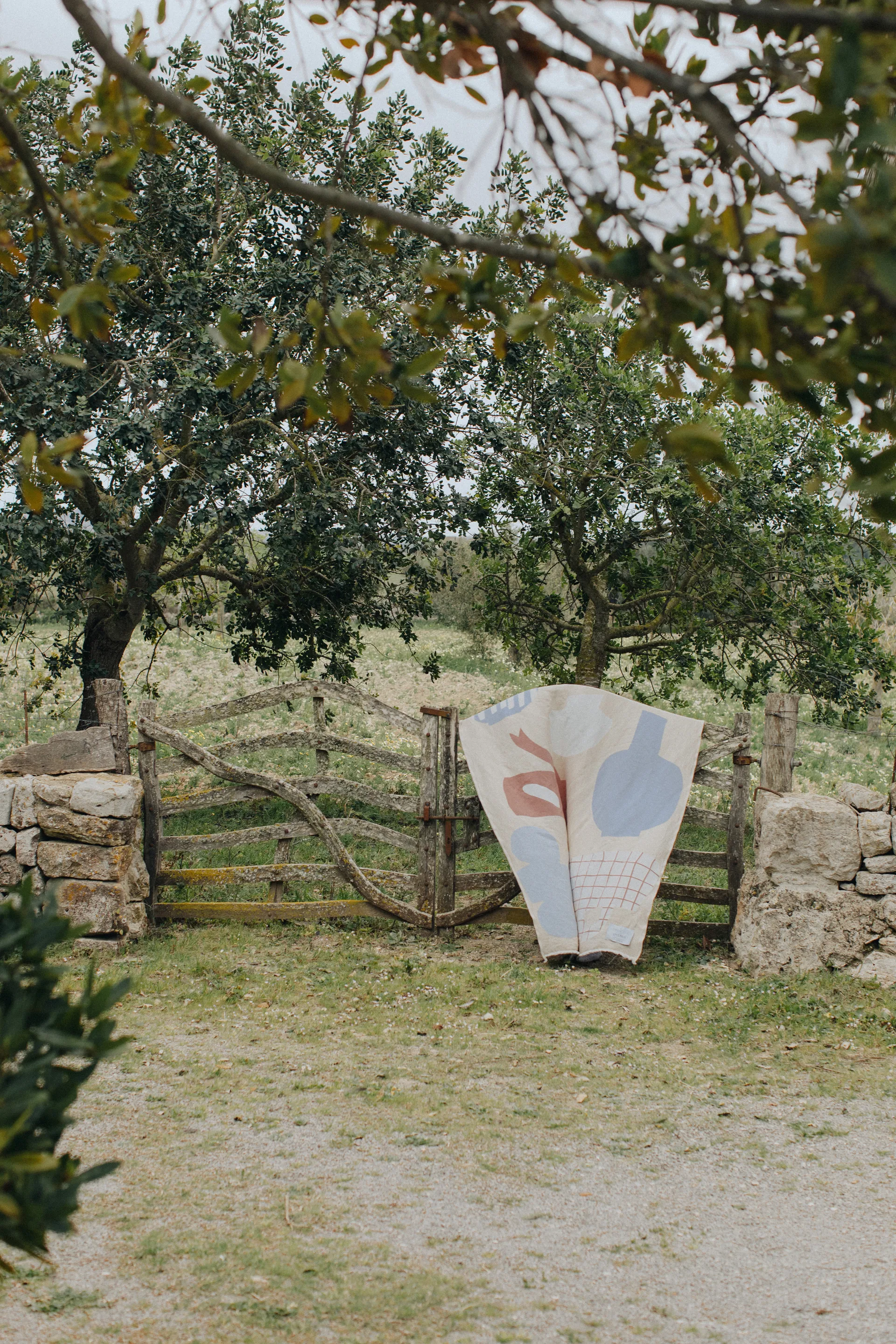 Picnic bomullsfilt 130x220 cm, Beige Layered