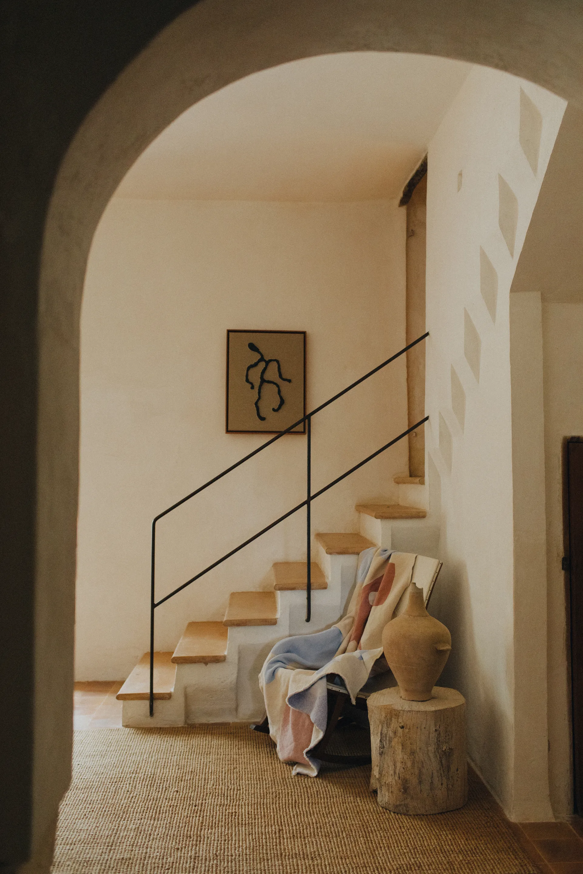 Picnic bomullsfilt 130x220 cm, Beige Layered