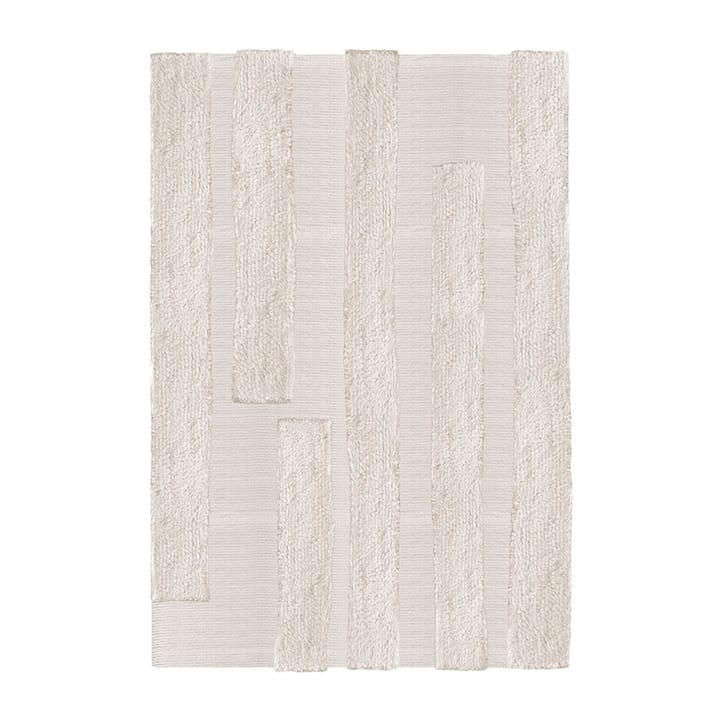 Punja Bricks ullmatta - Bone White, 300x400 cm - Layered