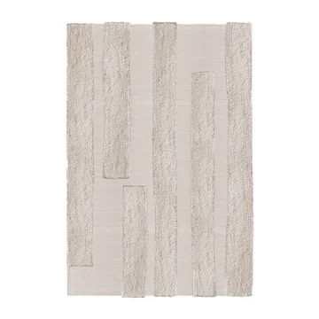 Punja Bricks ullmatta - Sand Melange, 160x230 cm - Layered