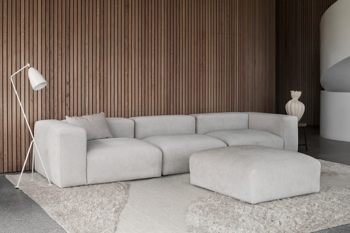 Punja plasma ullmatta 180x270 cm, Off White Layered