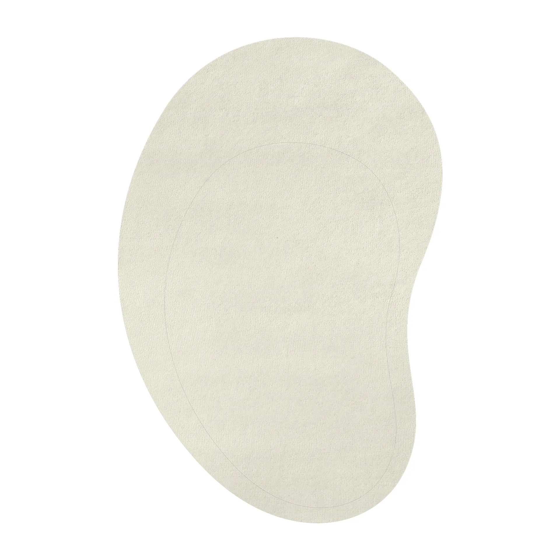 Residue ullmatta 180x270 cm, Bone White Layered