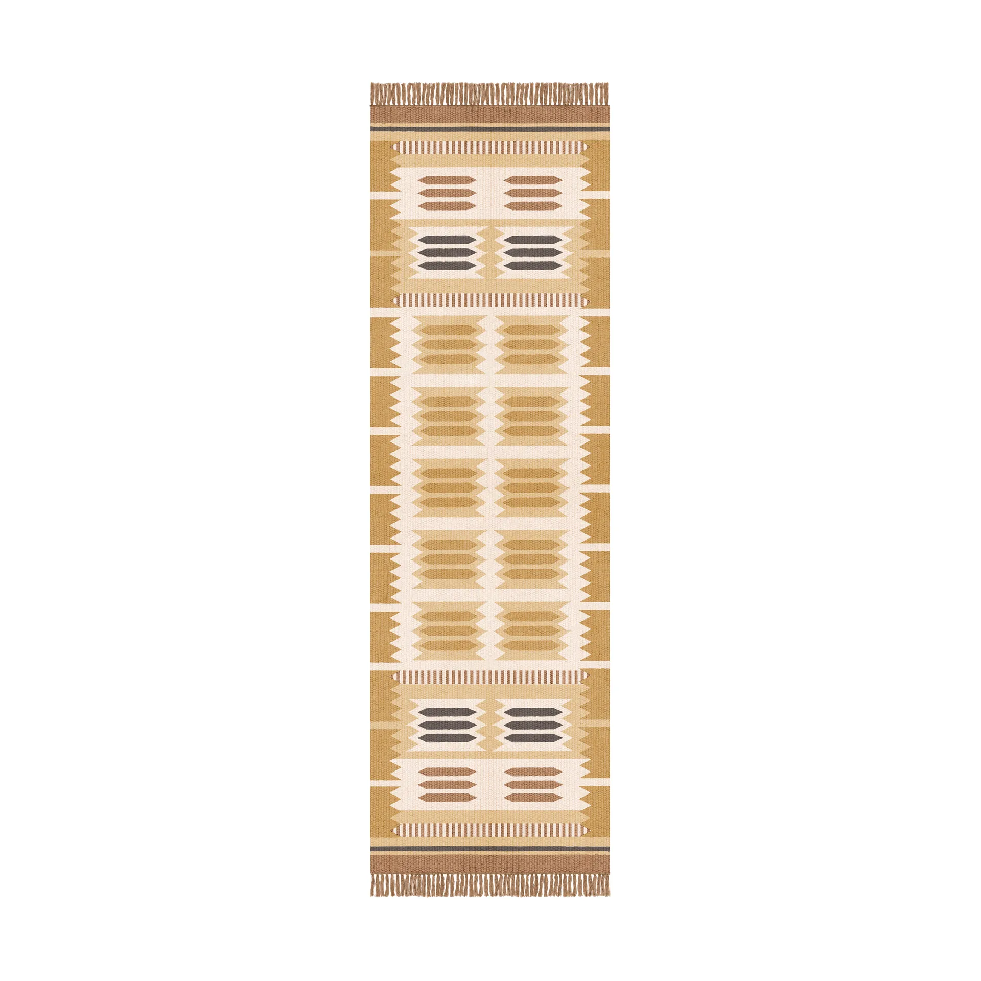 Röllakan Hilma gångmatta, Marigold, 75x240 cm Layered