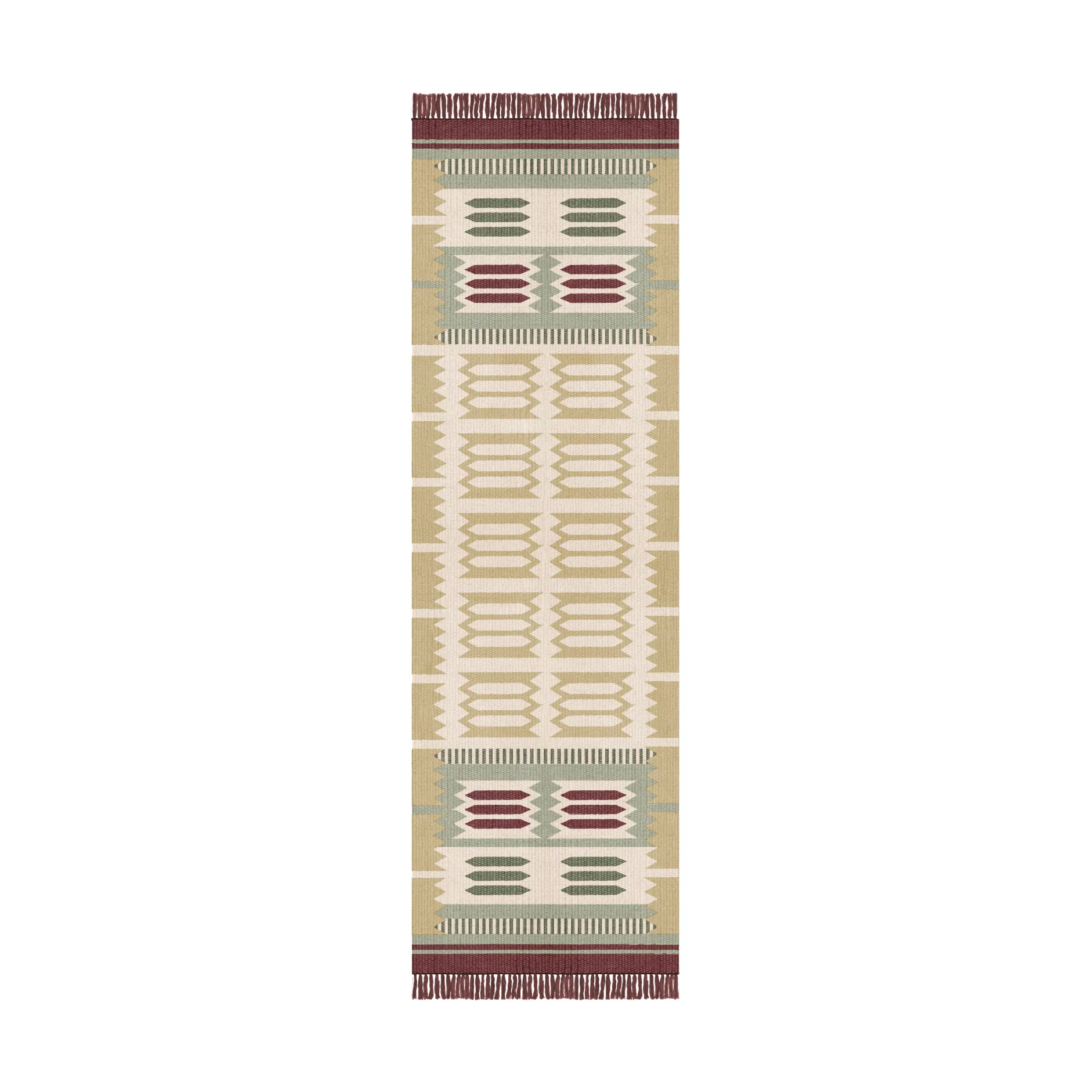 Röllakan Hilma gångmatta, Primrose, 75x240 cm Layered