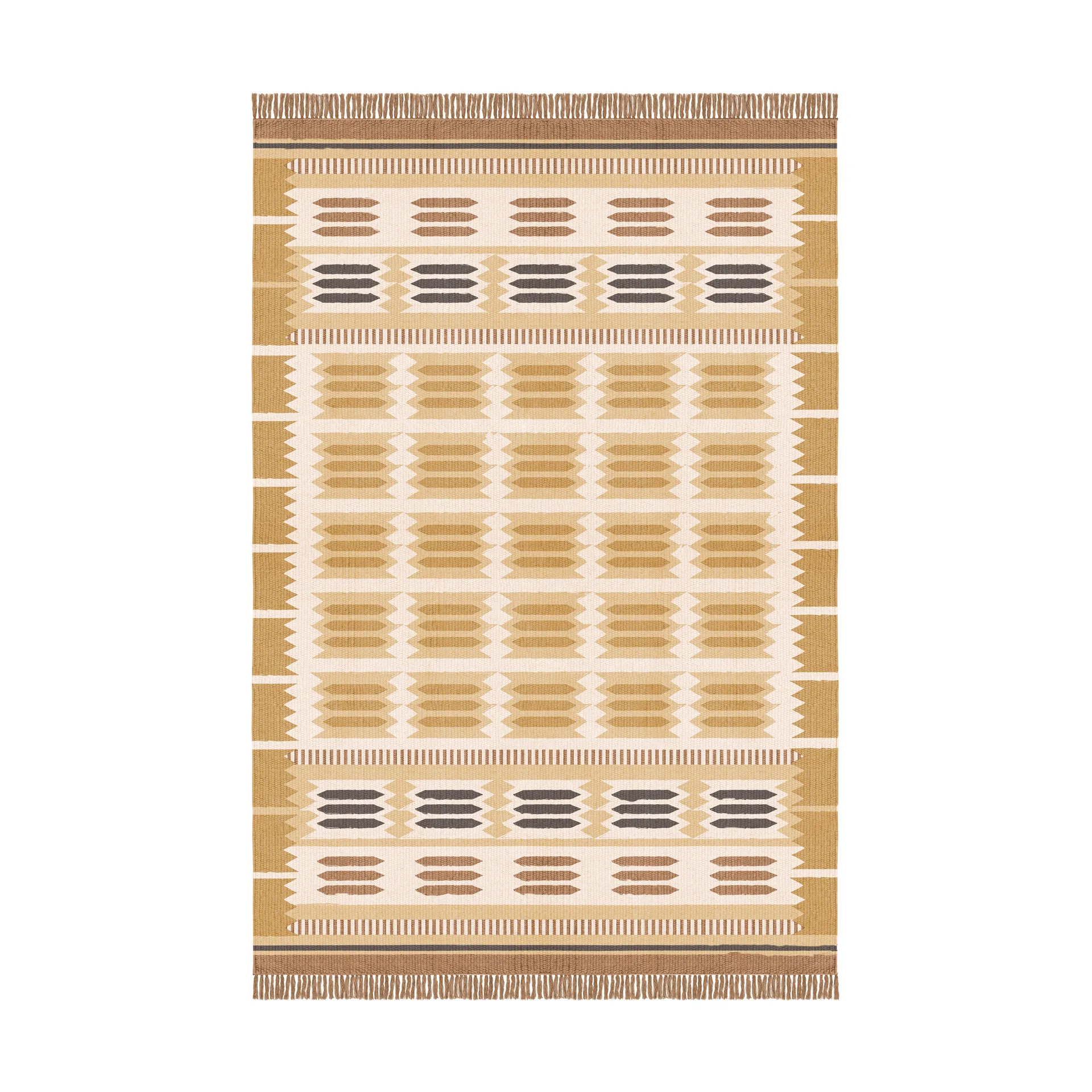 Röllakan Hilma ullmatta, Marigold, 180x270 cm Layered