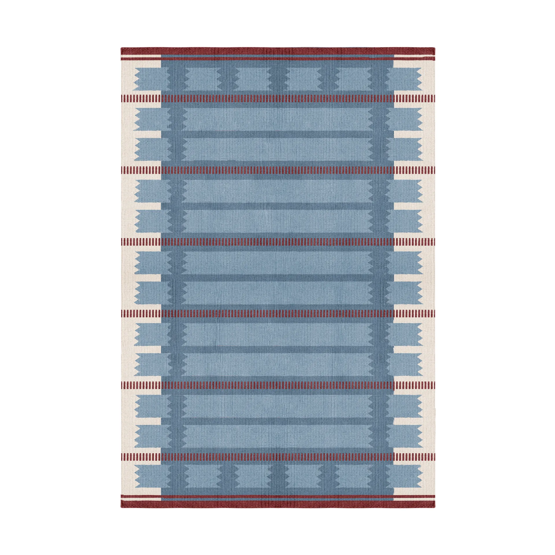 Röllakan Iris ullmatta, Petrol, 180x270 cm Layered