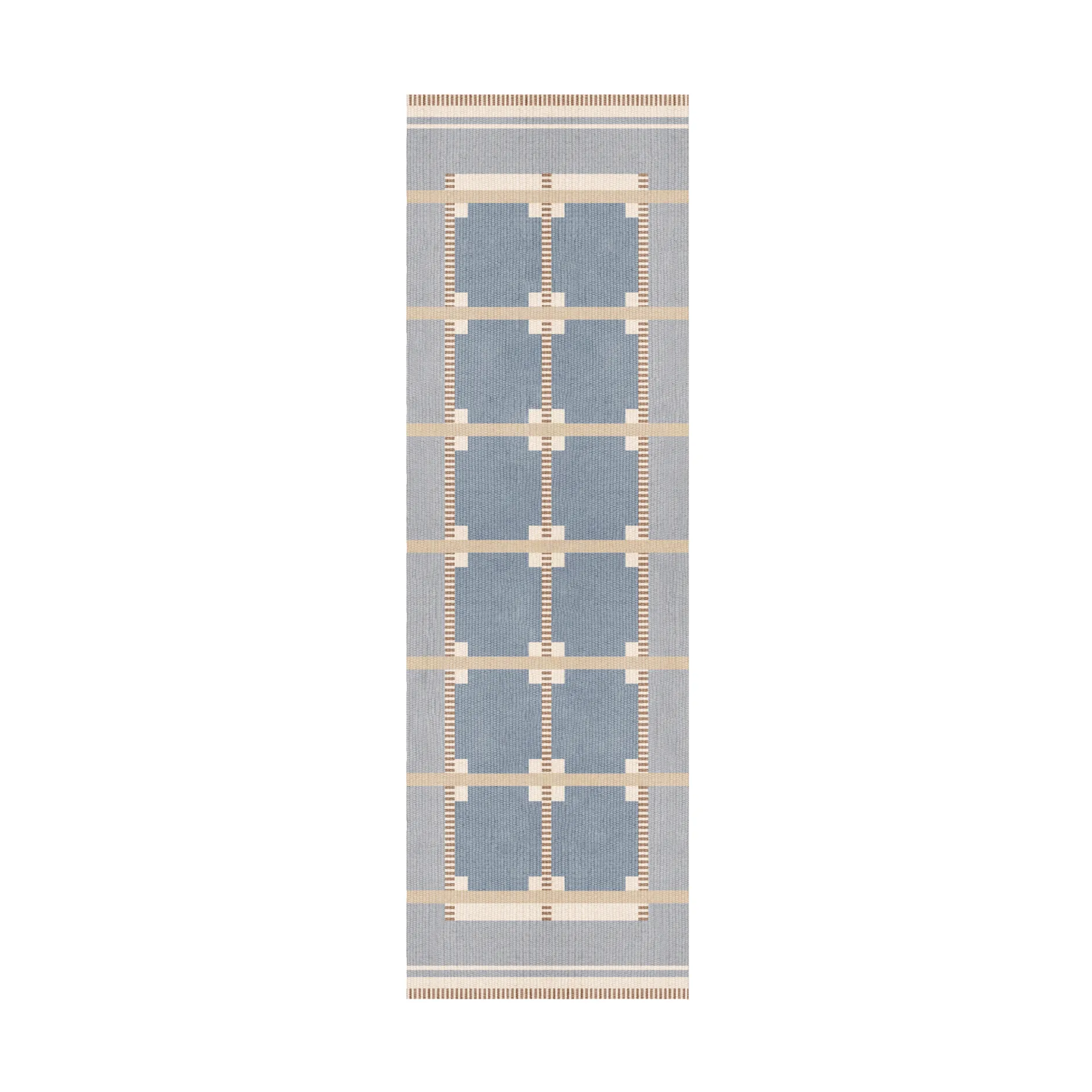 Röllakan Ruth gångmatta, Summer sky, 75x240 cm Layered