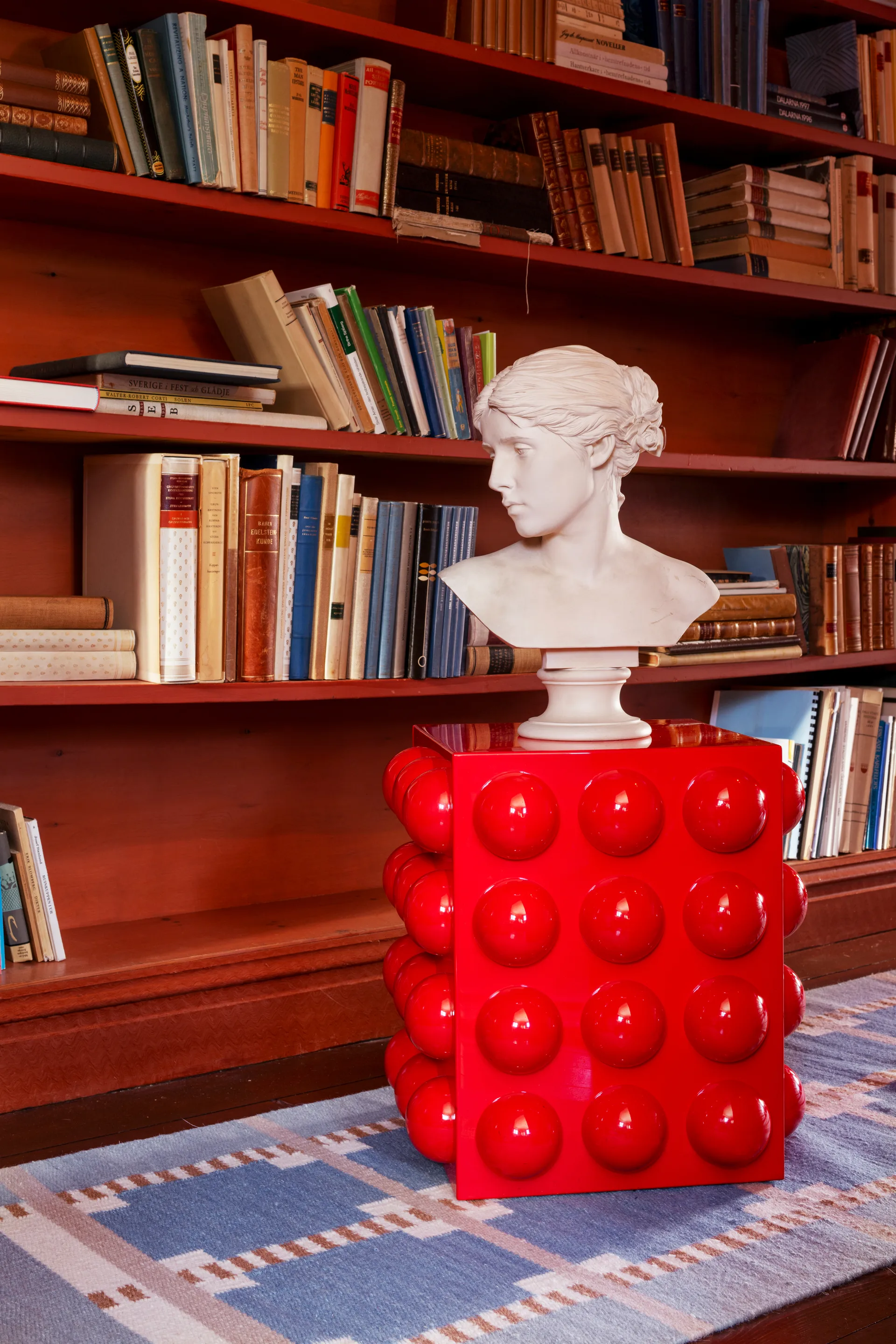 Röllakan Ruth gångmatta, Summer sky, 75x240 cm Layered