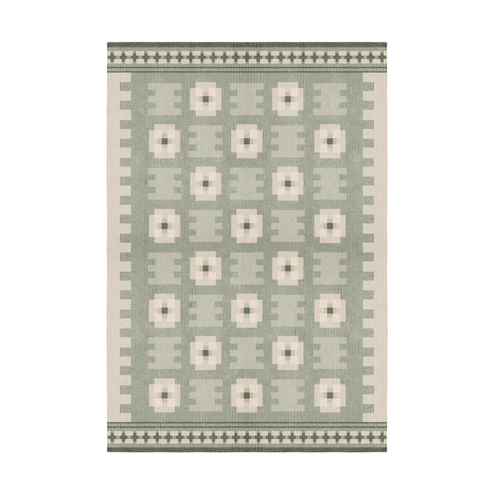 Röllakan Selma ullmatta - Sage, 250x350 cm - Layered