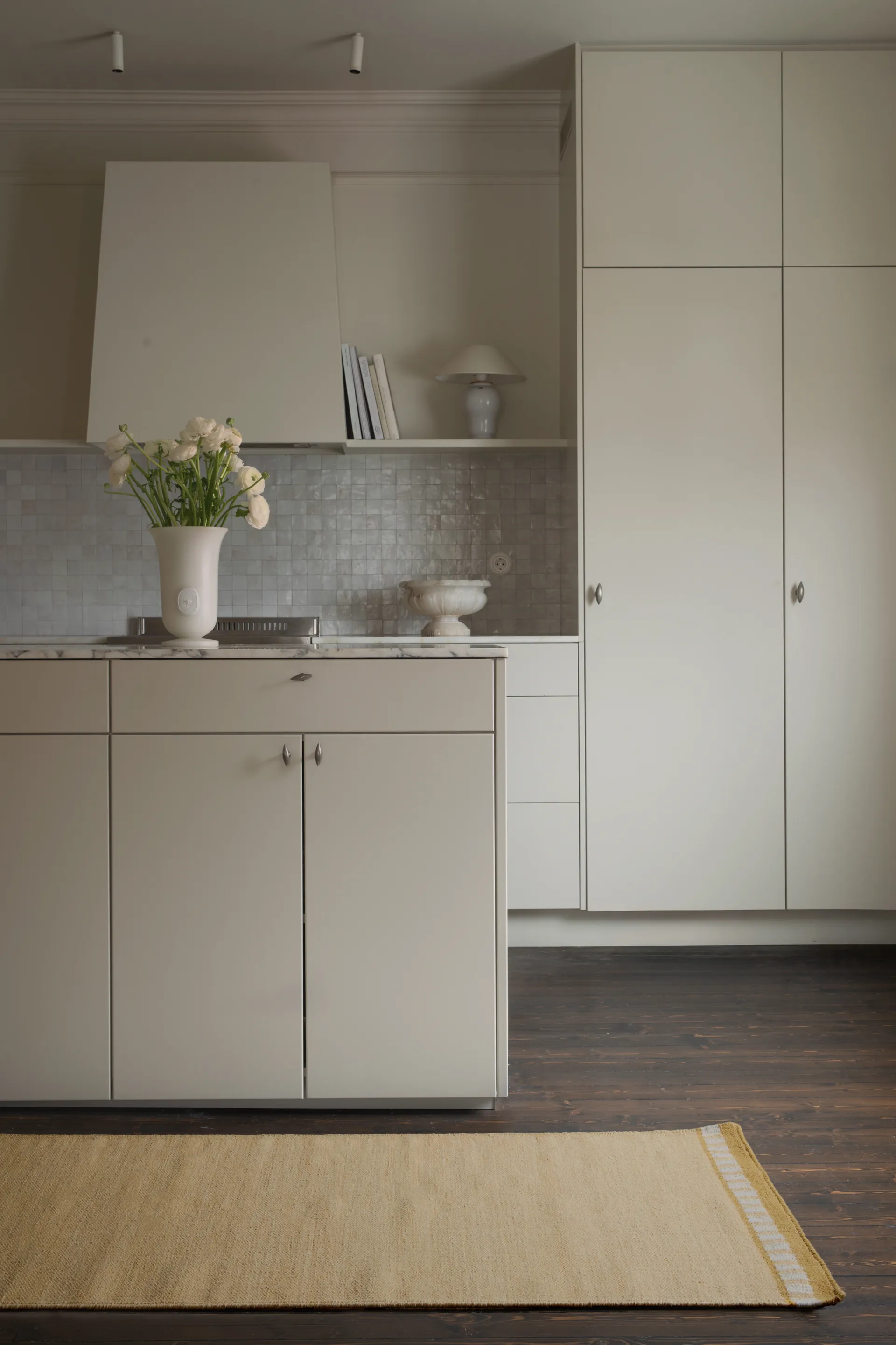 Röllakan Solid ullmatta, Mariegold, 75x240 cm Layered