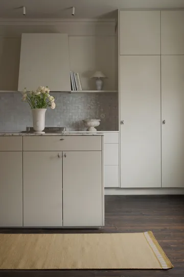 Röllakan Solid ullmatta - Mariegold, 75x240 cm - Layered