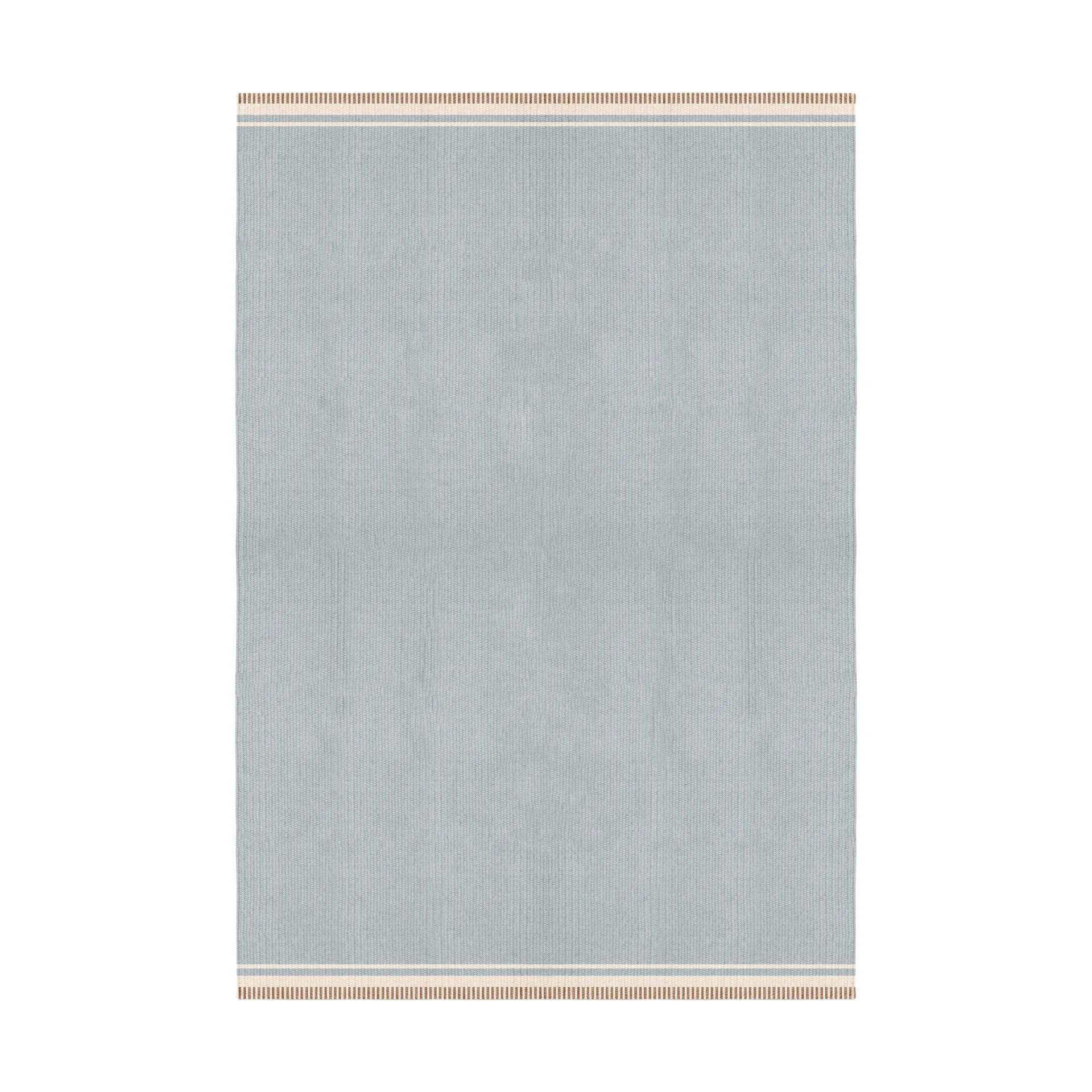 Röllakan Solid ullmatta, Sky blue, 180x270 cm Layered