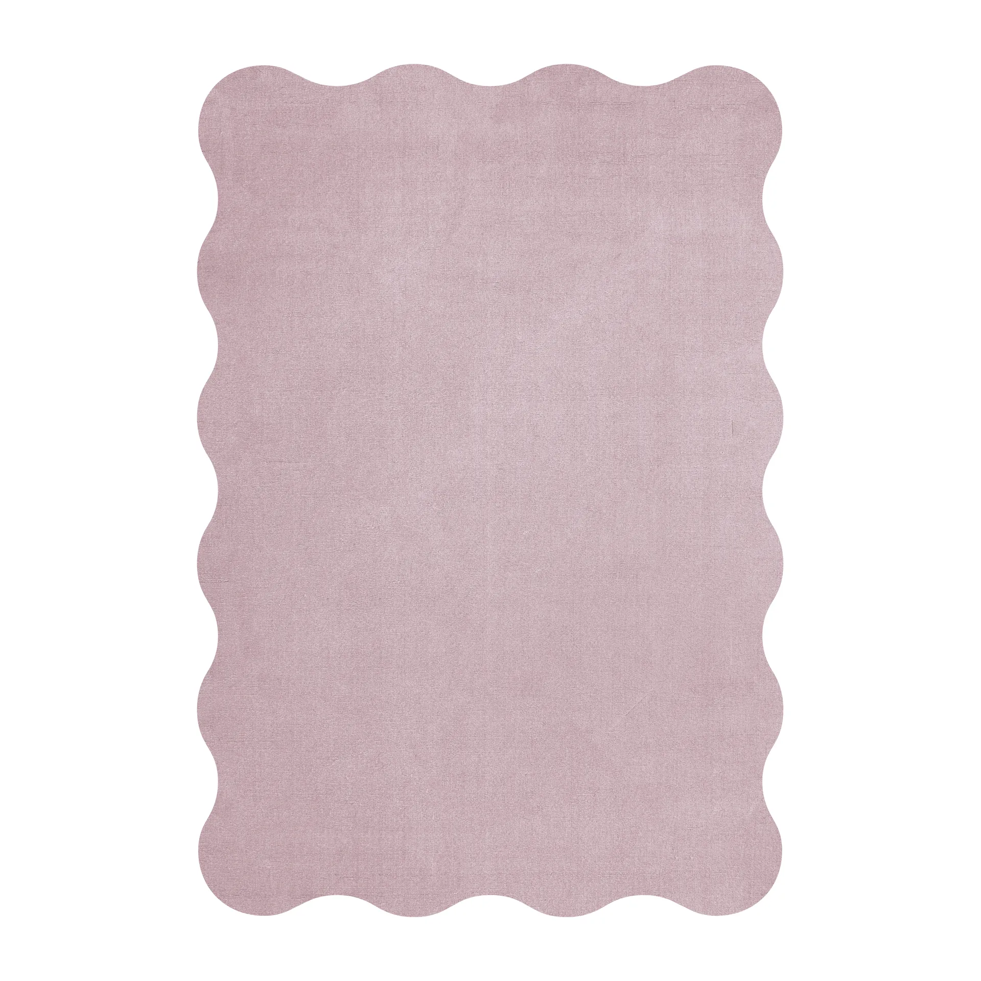 Scallop ullmatta 180x270 cm, Pink lavender Layered