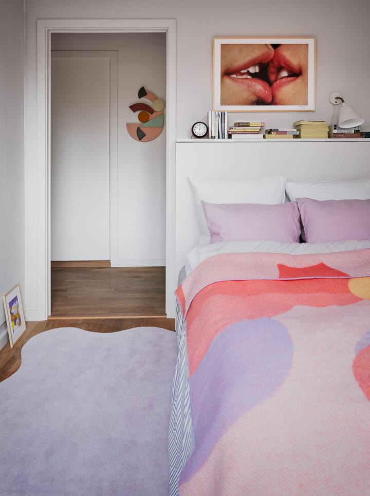 Scallop ullmatta 180x270 cm, Pink lavender Layered