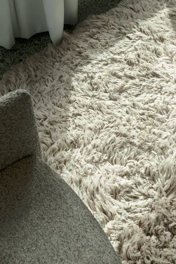 Shaggy matta 200x300 cm - Bone White - Layered