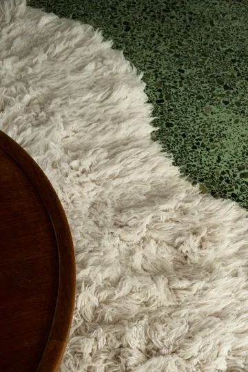 Shaggy matta 250x350 cm - Bone white - Layered