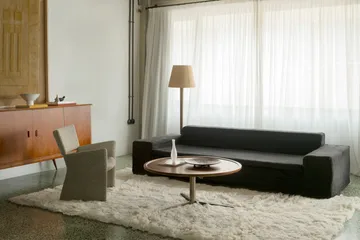 Shaggy matta 250x350 cm - Bone white - Layered