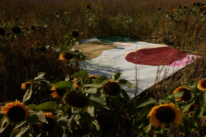 Sleeping Flower ullmatta, 200x300 cm Layered