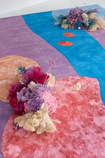 Sleeping Flower ullmatta - 250x350 cm - Layered