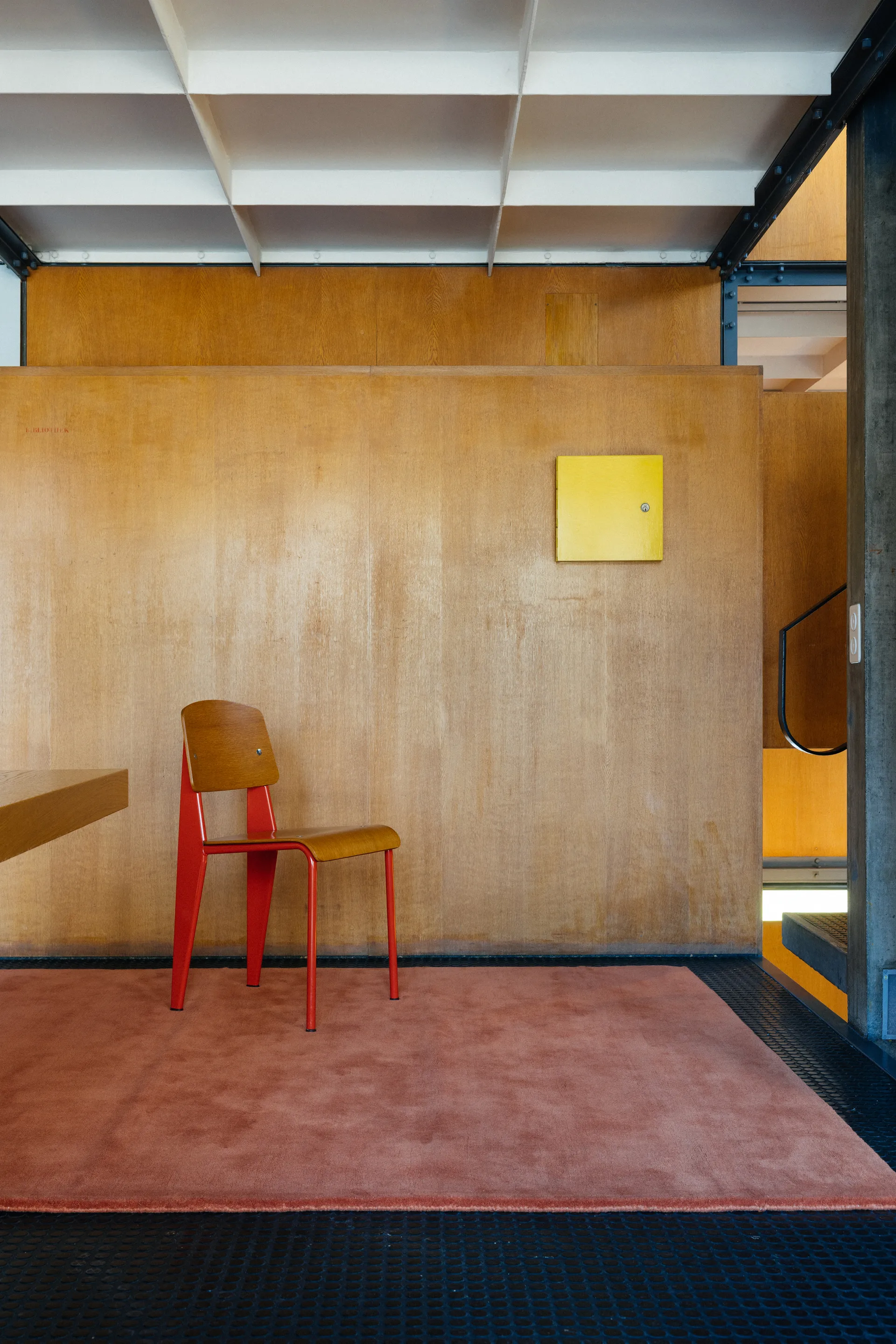 Solid Wool ullmatta, Red ochre, 200x300 cm Layered