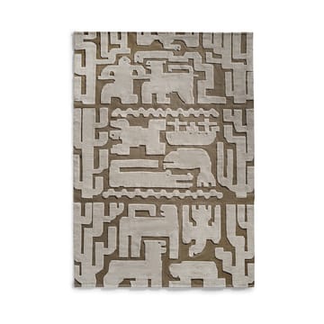 Stig Lindberg Gunnel ullmatta - Walnut brown, 180x270 cm - Layered