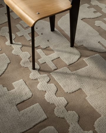 Stig Lindberg Gunnel ullmatta - Walnut brown, 180x270 cm - Layered