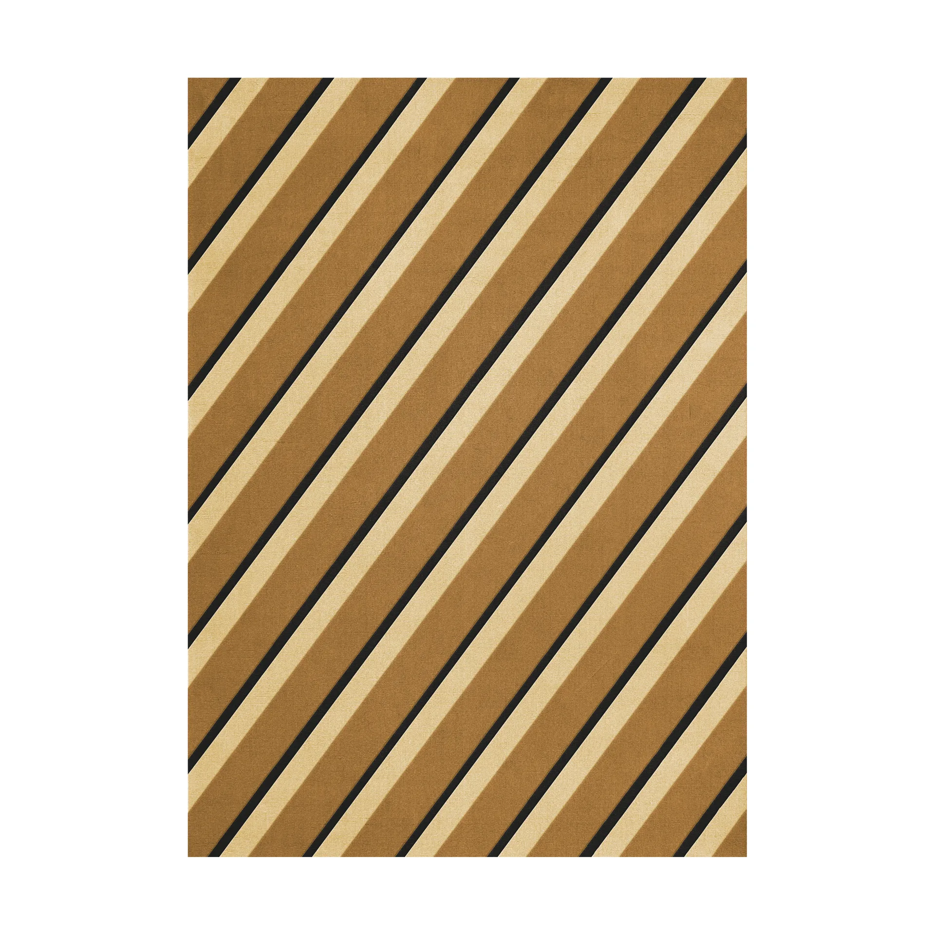 Teklan Diagonal ullmatta, Sand, 180x270 cm Layered