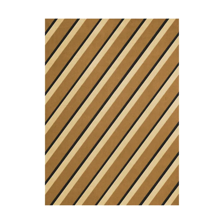 Teklan Diagonal ullmatta - Sand, 250x350 cm - Layered