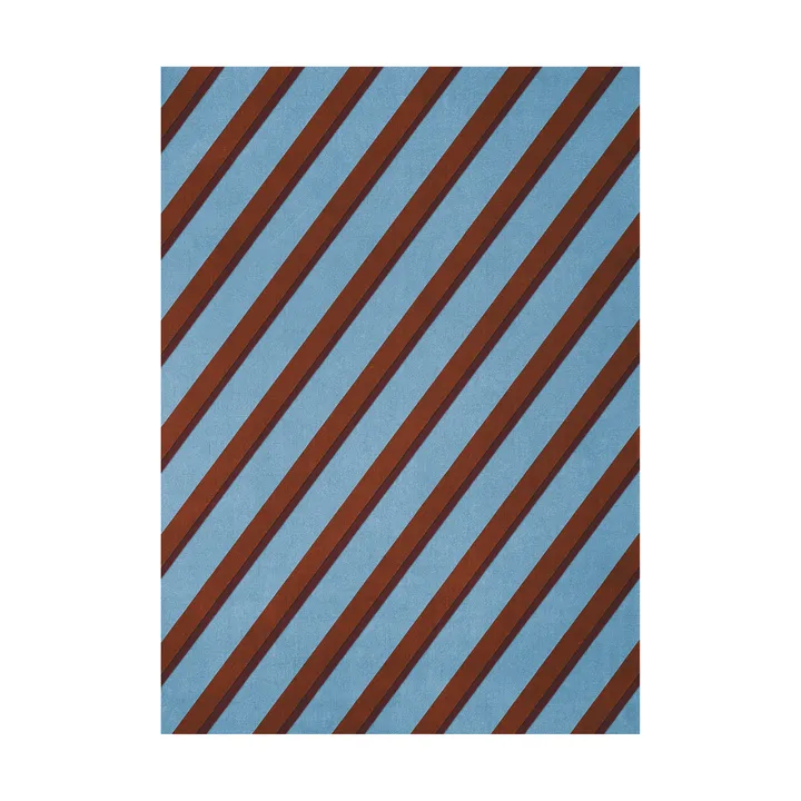 Teklan Diagonal ullmatta - Sky, 200x300 cm - Layered