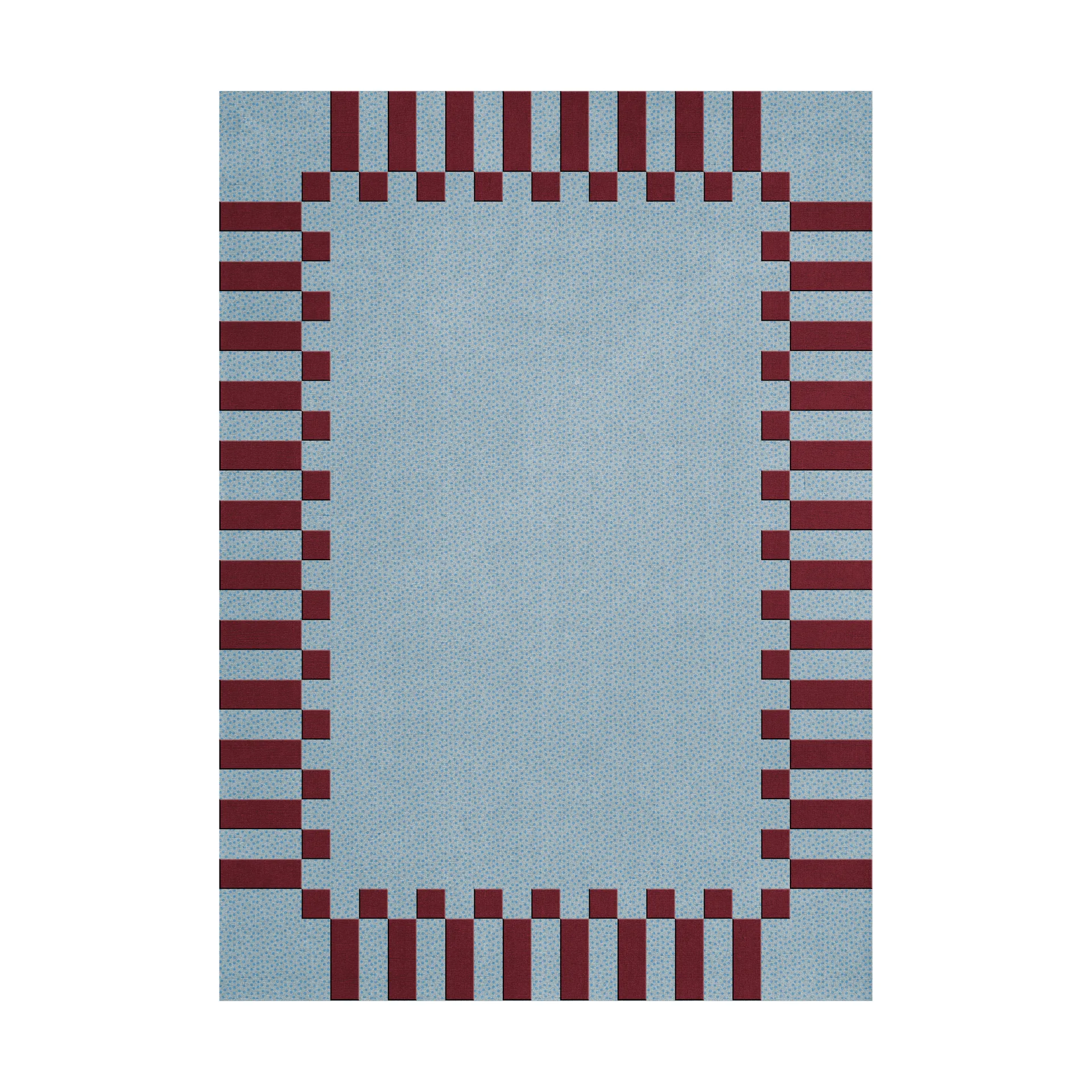Teklan frame ullmatta, Mulberry sky- 180x270 cm Layered