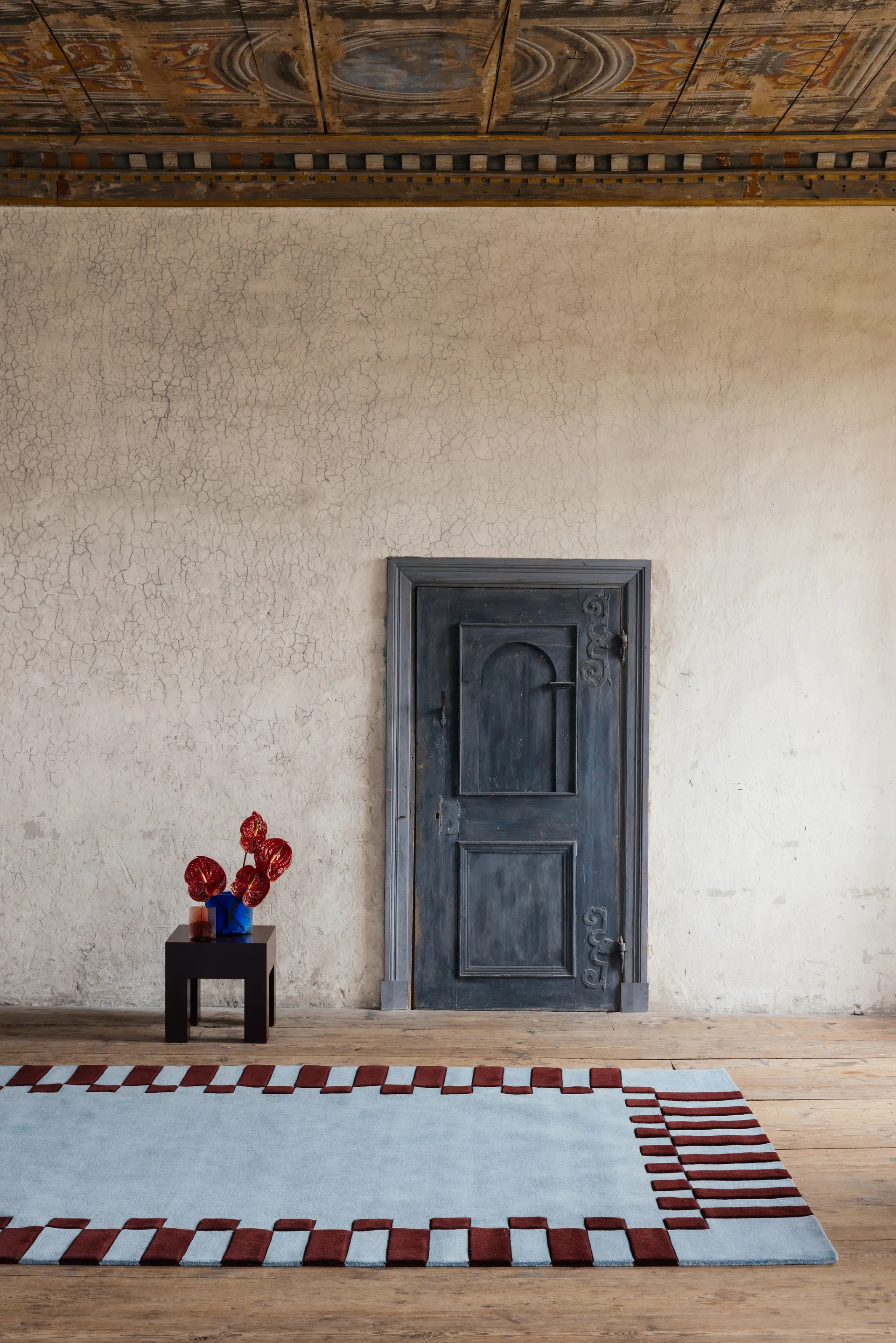 Teklan frame ullmatta, Mulberry sky, 250x350 cm Layered