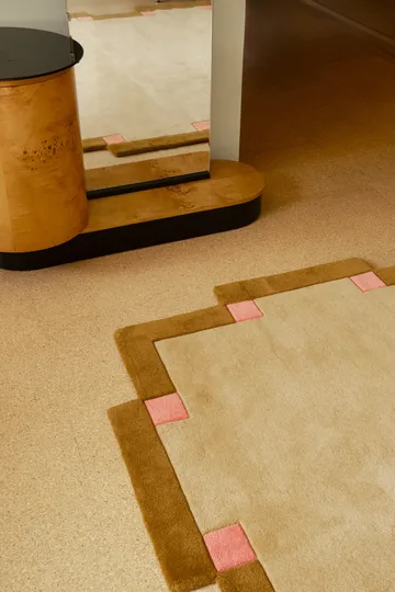 Teklan Fregio ullmatta - Butter blossom, 180x270 cm - Layered