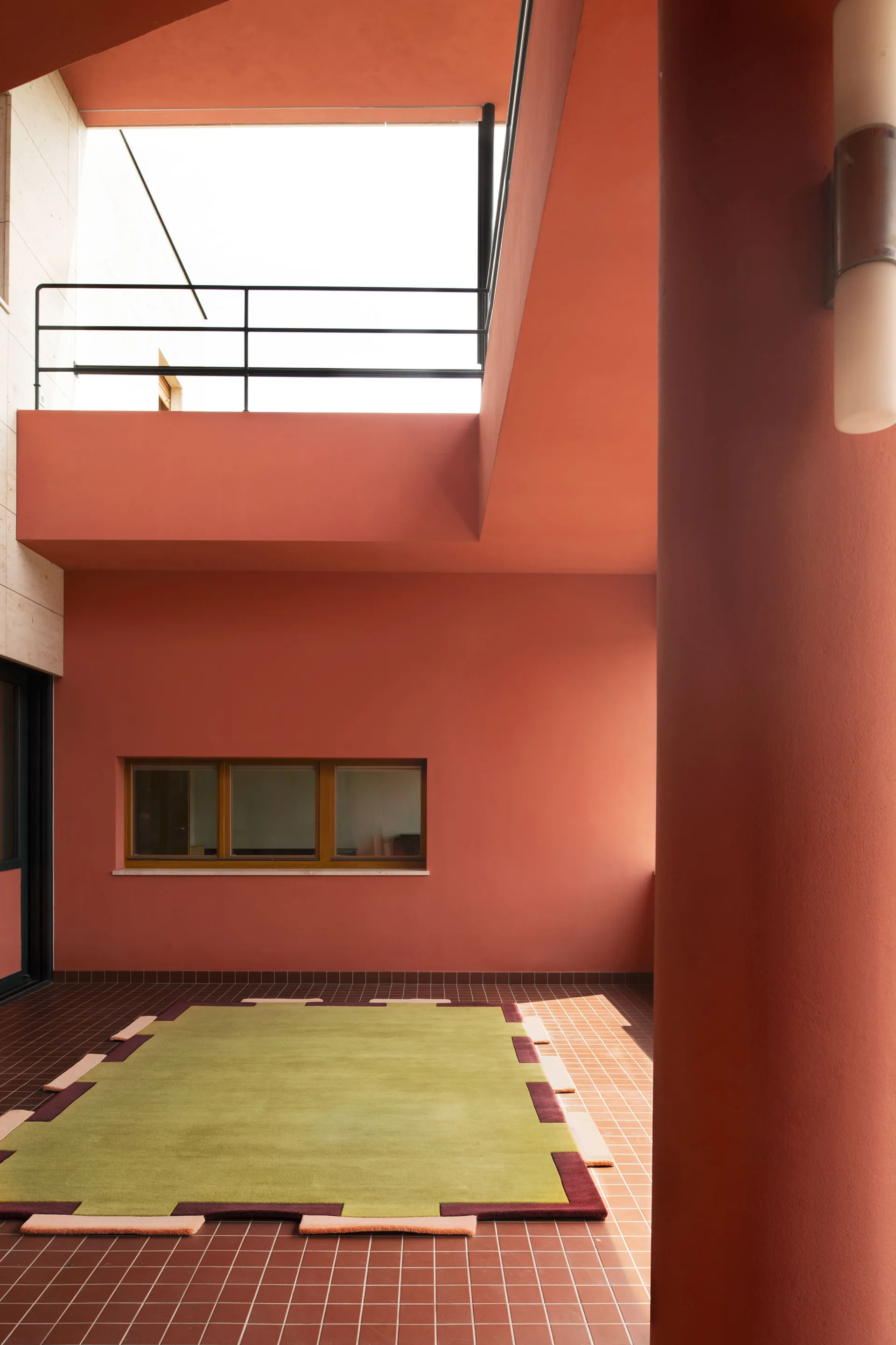 Teklan Fregio ullmatta, Olive blush, 180x270 cm Layered