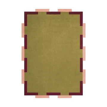 Teklan Fregio ullmatta - Olive blush, 200x300 cm - Layered