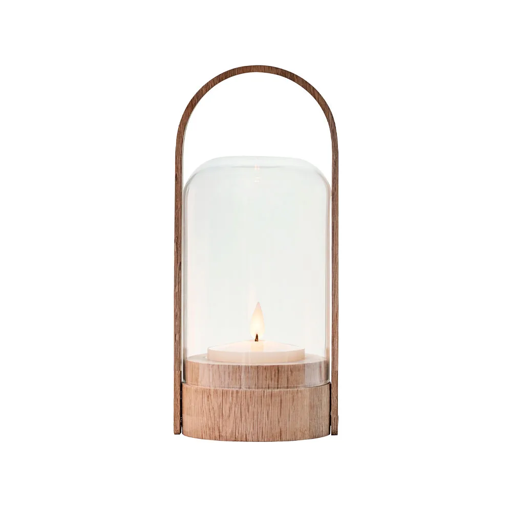 Candlelight portabel bordslampa, light oak Le Klint