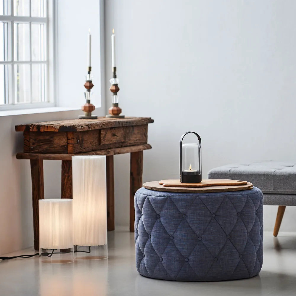 Candlelight portabel bordslampa, light oak Le Klint