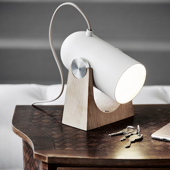 Carronade bordslampa, Svart/valnöt-aluminium/mässing Le Klint