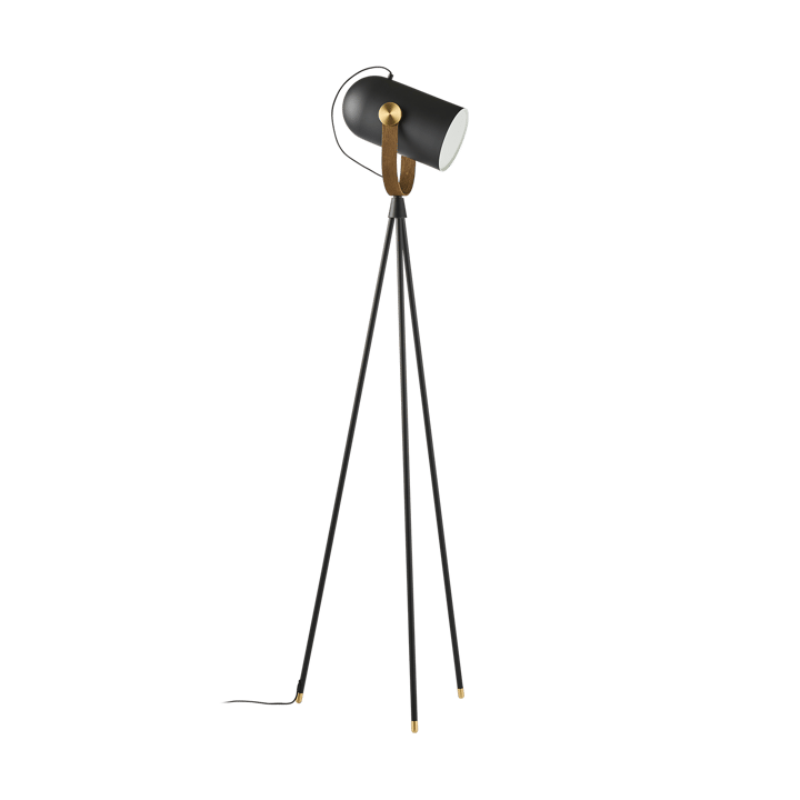 Carronade II golvlampa - Svart-rökt ek - Le Klint