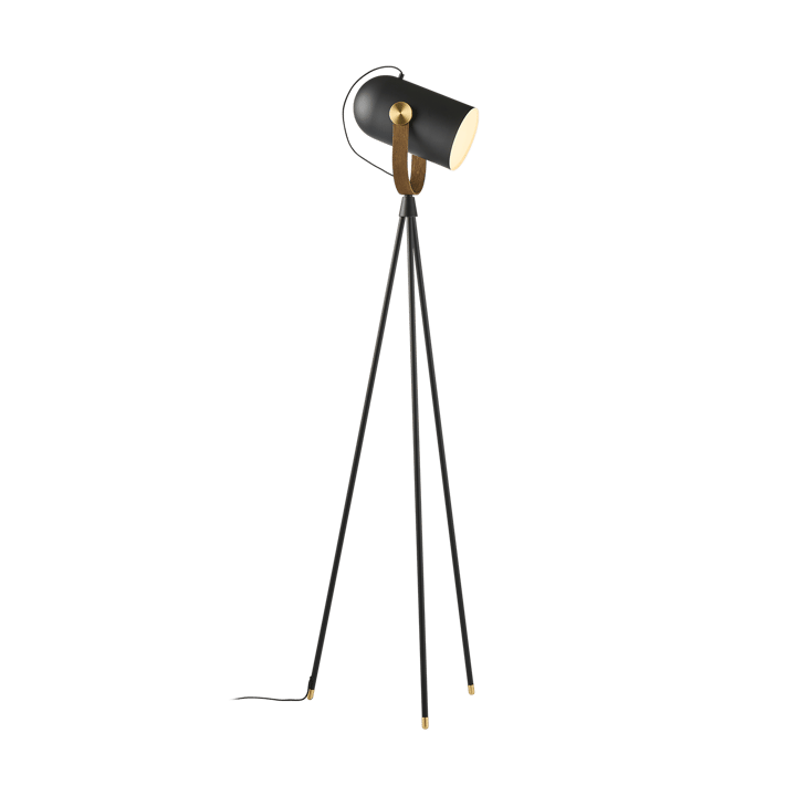 Carronade II golvlampa, Svart-rökt ek Le Klint