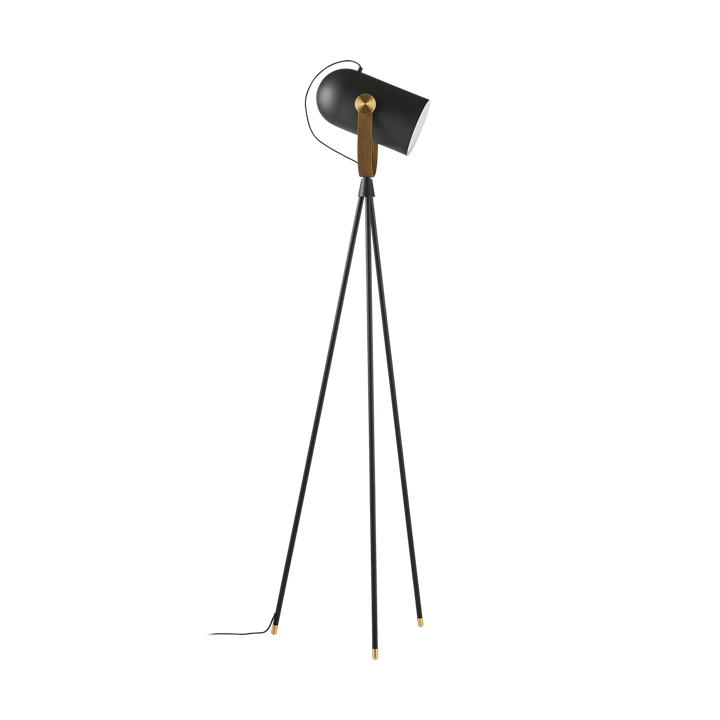Carronade II golvlampa, Svart-rökt ek Le Klint