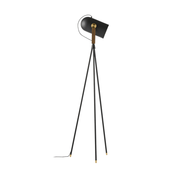 Carronade II golvlampa - Svart-rökt ek - Le Klint