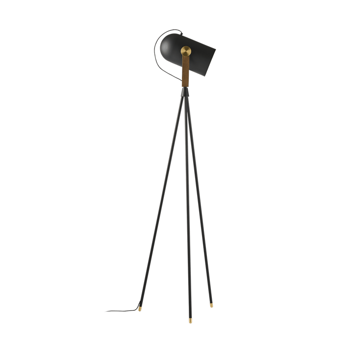 Carronade II golvlampa, Svart-rökt ek Le Klint