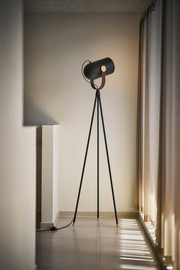 Carronade II golvlampa - Svart-rökt ek - Le Klint