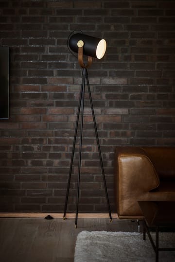 Carronade II golvlampa - Svart-rökt ek - Le Klint