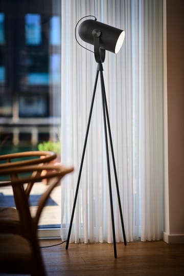 Carronade II golvlampa - Svart-svart ek - Le Klint