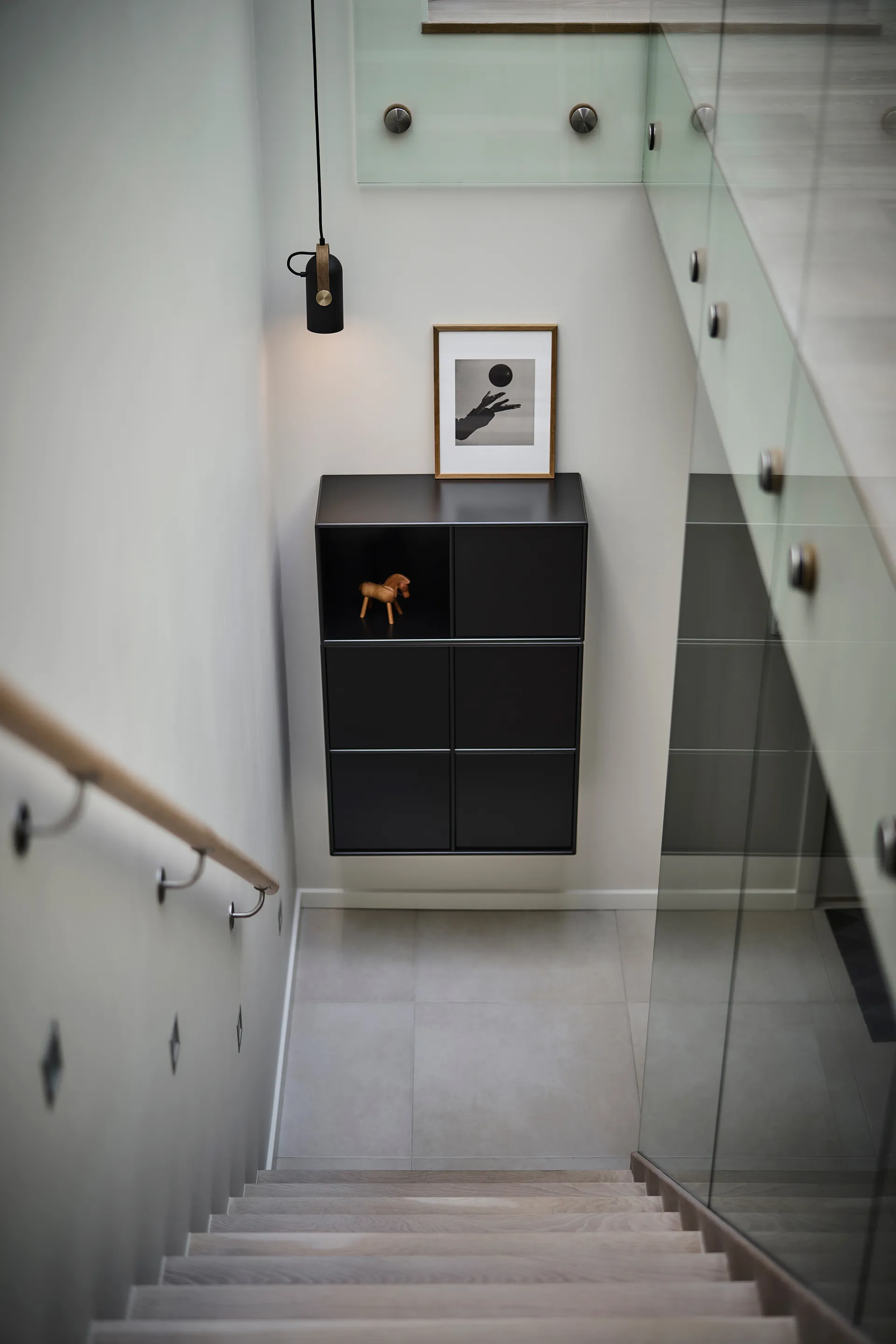 Carronade II pendel, Svart-rökt ek, small Le Klint